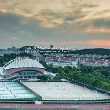Nanjing Finance and Economics School Fuzimiao Campus Basketball Court Space Frame Roof Project photo-5