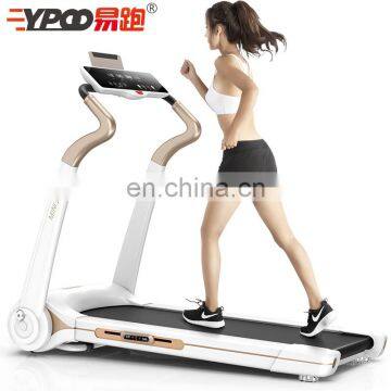 YPOO Slim Small Size Electric Folding Gym Exercise Mini Treadmill Machine New Walking Treadmill photo-2