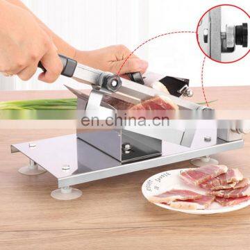 Meat Rolls and Meat Slices Maker Machine /stainless Steel Frozen Beef Slicing Machine/ Pastry Cucumber Carrot Slices Cutter photo-7