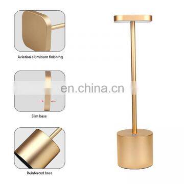 DDP Shipping High Quality Modern Design Usb Rechargeable Led Waterproof IP54 Outdoor Restaurant Table Lamp photo-7