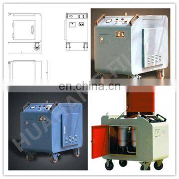 LYC-C10 High Filtration Precision Movable Pushcart Engine Oil Purifier With Protective Housing photo-7