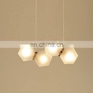Living Room Modern Glass Ball Chandelier Pendant Lamp photo-3