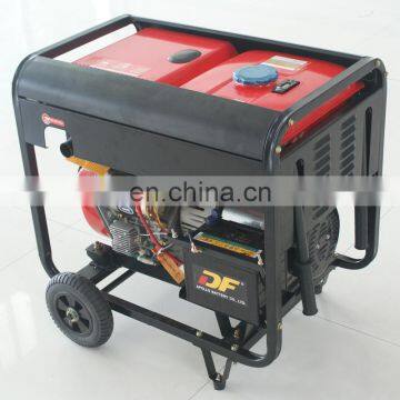 BISON China 5KW 5000watts Cheap Electric Start Flywheel Electric Generator With Handle and Wheel photo-5