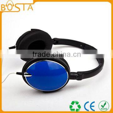Folding Fashion Stereo Factory Cheap Bulk Sale China Blue Marble Headphone photo-5