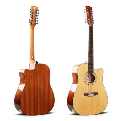 High quality 41 inch acoustic guitar 12 strings guitar  for sale