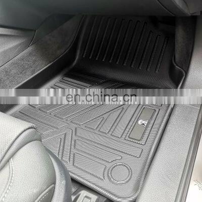 Seamless fit  waterproof 3D TPE car floor mat  supply for Geely BOYUE PRO