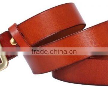 square buckle of 38mm width hot sale man's genuine leather belt