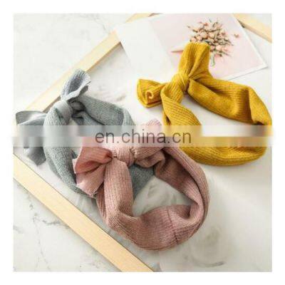 Women Yoga Cute Bow Knotted Hair Band Girlsband Turban Hair Bands For Women Band Headband Accessories photo-4