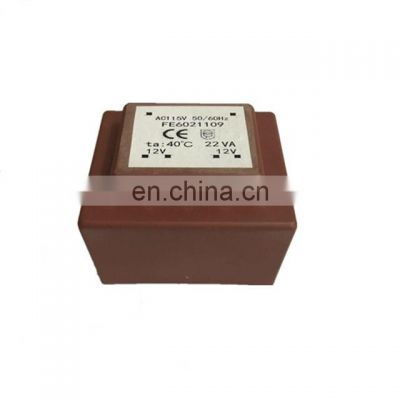 115v/230v electric transformer 50-60Hz EI66 EI38 EI20 pcb mount transformer