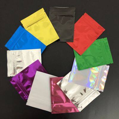 3.5g 7g 14g 28g Custom Matte Black Mylar Stand up Smell Proof Child Proof Bag Child Resistant Packaging Bag photo-5