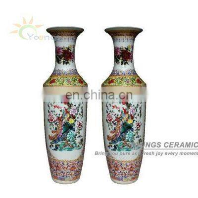 1.2meter high Chinese Antique Porcelain Large Flower Vases For Indoor