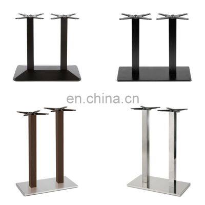 Top sale metal coffee chrome restaurant table base