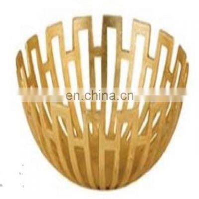 gold designer bowl