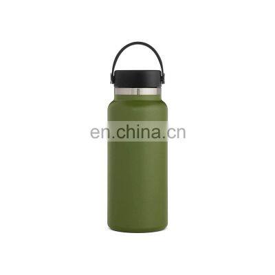 Custom Made Stainless Steel Vacuum 64oz Insulated Wide Mouth Bpa Free Custom Water Bottle Thermal Flask With Handle photo-3