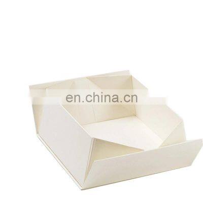 No Glue Collapsible Custom Printed Large Flap Folding Lid Magnetic Closure Gift Boxes Shoe Packaging