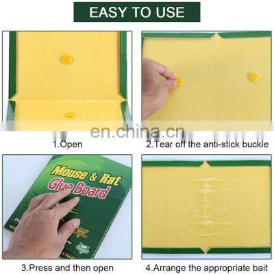 Super Sticky Adhesive Glue Board Traps for Mice Rats Catches Indoor Outdoor Extra Strength Heavy Duty Large Size Pads