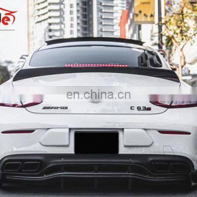 Runde PSM Style Body Parts Carbon Fiber Material Rear Lip Diffuser For Mercedes-Benz W205 C63S Coupe Rear Lip Diffuser photo-5