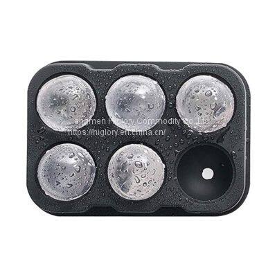 2022 Amazon Hot Selling Ball Shape Household Silicone Freezer Trays Silicone Ice Cube Mold Seals In Freshness With Lid photo-5