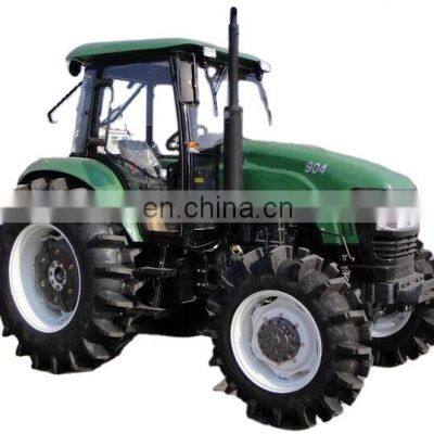 Made in china low price manure spreader tractor mounted used small 80hp 4WD Farm tractor with diesel machine