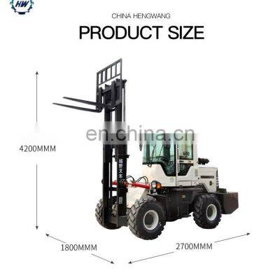 Farming Tractor Jining Diesel 3M Lifting Industrial 3 Ton Forklift Truck Manufacturer Forklift Mast photo-3