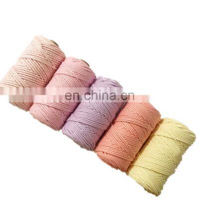 Hot-selling products 3 mm cotton rope cord decorative rope