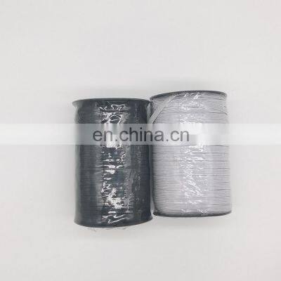 Elastic Band Webbing Factory Wholesale 3/5/6/8/10/12mm White and Black 100 Pieces Embroidered Support Polybag Packing DYED photo-2