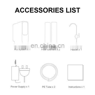 Nobana Hot Sell 600 Gpd Water Filter Reverse Osmosis System Kit Purifier photo-5