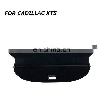 Black Beige Gray Color Custom Logo Car Parking Retractable Luggage Privacy Cover Security Shield Parcel Shelf for Cadillac Xt5