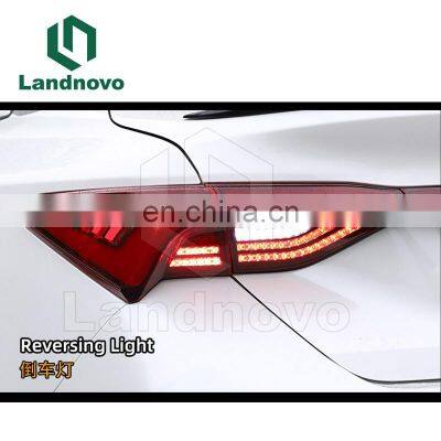 Landnovo  modified car body parts led taillight assembly with brake light turn signal for Avalon car rear light