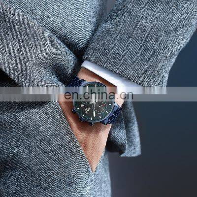 NIBOSI 2531 Montre Luxe Homme Three-Eye Six-Pin Chronometer Quartz Watch With Calendar photo-4