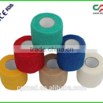 Nonwoven Colorful Veterinary Self Adhesive Bandage with CE FDA