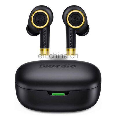 New Bluedio Particle TWS Wireless Earphone Waterproof Sports In-ear Earbuds With Charging Box Bluedio Particle Earphones