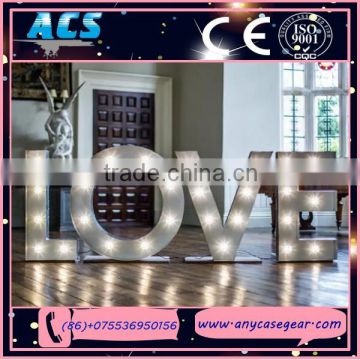 ACS giant led love sign led letter&wedding light up love letter for her