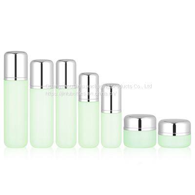 New 50g cream bottle Spot fashion 60ml skin care product liquid foundation bottle High end 100ml lotion glass bottle