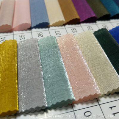 Guichuang Textile's Long-term Spot Supply of Nylon and Cotton Blended Shiny Silk Fabric photo-2