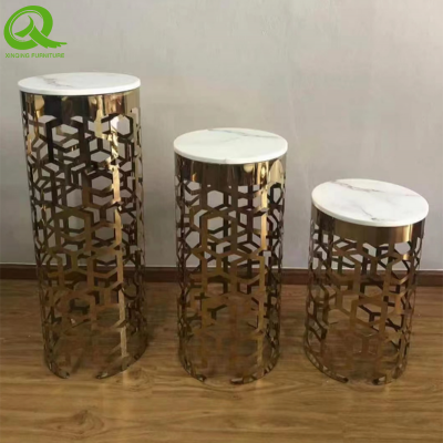 Hot Sale Modern Round Metal Flower Stands Wedding Flower Stands