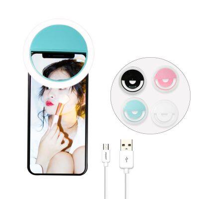 Mobile Light Up Mini Right Light For Phone Charm Flash Professional Rechargeable Mini Clip On Selfie Ring Led The For Cell Phone