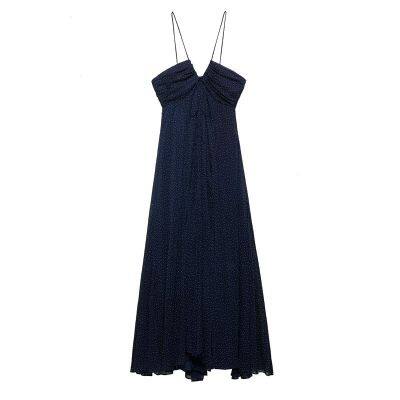 2025 Spring New European and American Style Women's Slim Fit and Casual Strap French Dress