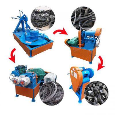 Low Power Required Waste Tire Recycle Machine Line to Rubber Powder photo-5