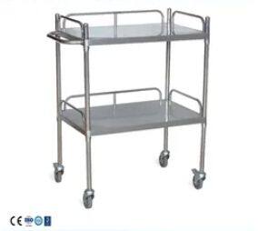 Stainless Steel Hospital Cart Healthcare Center Nursing Instrument Trolley