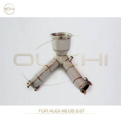 Exhaust Downpipe for Audi A4L A5 B8/A8 D5/Q7/Q8/RS3 8Y Stainless Steel Performance Upgrade Increase High-performance Auto Parts photo-2