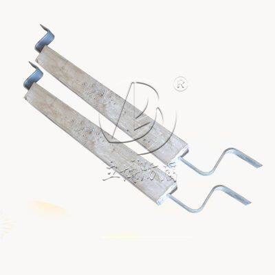21.5kg High-temperature-resistant Aluminum Sacrificial Anode, Single Iron Leg Welded Aluminum Alloy Sacrificial Anode for Liquid Tanks photo-4