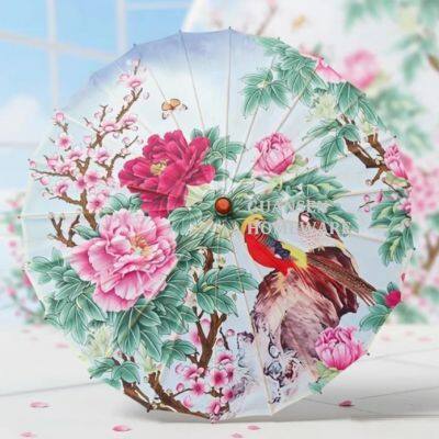 ready to ship  hand made fabric  parasols