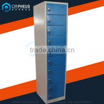 New design mobile phone charging station for supermarket/multi door metal storage cabinet