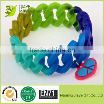 Harmes bracelet silicone charms bracelet 2015