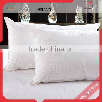 Feather pillow /100% white goose feather pillow with high quality