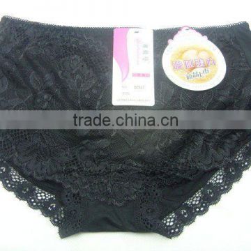 0.88USD High Quality 100% Modal & Lace Colorful Yough Sexy Ladies Panties(lppgdnk006)