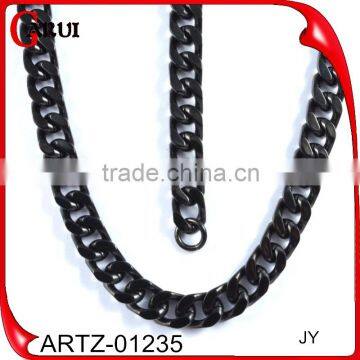 Polish Jewelries Punk Man and Women Necklace Stainless Steel Jewelry Gold Chain photo-5