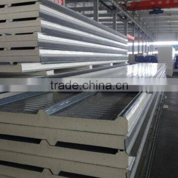 European Standard Tianjin 30mm Thick Roof Pu Polyurethane Sandwich Panel photo-5