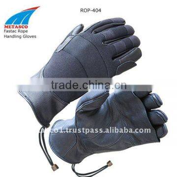 Fast Rope Handling Gloves, Leather Rope Handling Gloves